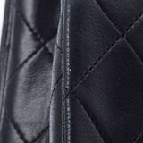 CHANEL シャネル マトラッセ チェーンショルダー 23cm シングル 黒 ゴールド金具 レディース カーフ ショルダーバッグ ABランク 中古 銀蔵