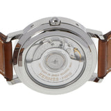 HERMES エルメス クリッパーGMT パワーリザーブ CL5.710 メンズ SS/革 腕時計 自動巻き 白文字盤 Aランク 中古 銀蔵