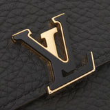 LOUIS VUITTON ルイヴィトン ポルトフォイユ カプシーヌ コンパクト ノワール/ホットピンク ゴールド金具 M62157 レディース レザー 三つ折り財布 Bランク 中古 銀蔵