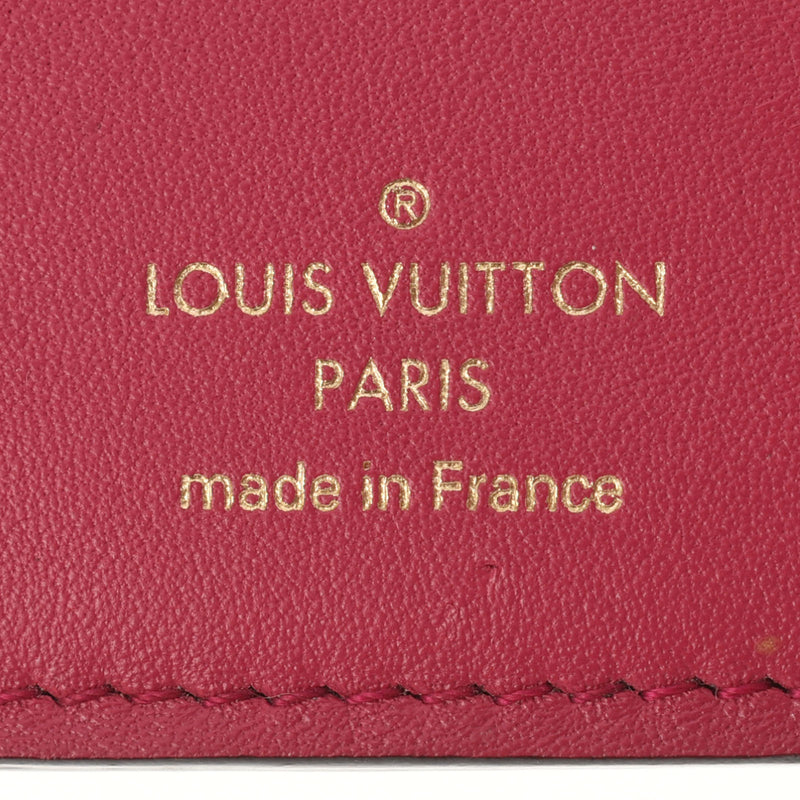 LOUIS VUITTON ルイヴィトン ポルトフォイユ カプシーヌ コンパクト ノワール/ホットピンク ゴールド金具 M62157 レディース レザー 三つ折り財布 Bランク 中古 銀蔵