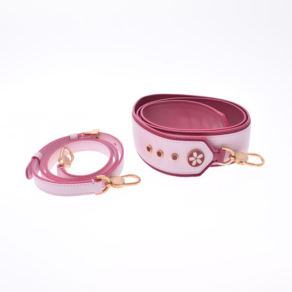 美品・希少色 ブルガリ アルバ 2way ハンドバッグ チャーム レザー ピンク ブルガリアルバ 2WAY ピンク ゴールド金具 レディース ハンドバッグ