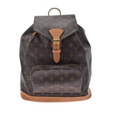 LOUIS VUITTON ルイヴィトン モノグラム モンスリ GM ブラウン M51135 レディース モノグラムキャンバス リュック・デイパック Bランク 中古 銀蔵