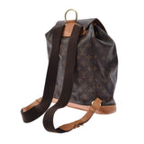 LOUIS VUITTON ルイヴィトン モノグラム モンスリ GM ブラウン M51135 レディース モノグラムキャンバス リュック・デイパック Bランク 中古 銀蔵