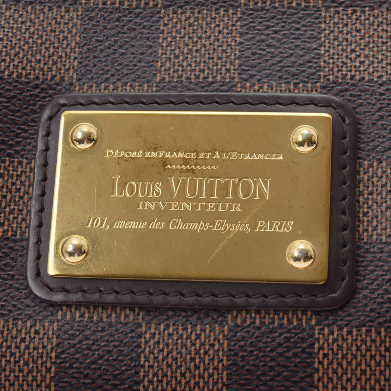 LOUIS VUITTON ルイヴィトン ダミエ エヴァ 2WAY ブラウン N55213 レディース ダミエキャンバス ショルダーバッグ ABランク 中古 銀蔵