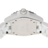 CHANEL シャネル J12 33mm 12Pダイヤ H1628 ボーイズ 白セラミック/SS 腕時計 クオーツ 白文字盤 Aランク 中古 銀蔵