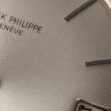PATEK PHILIPPE パテックフィリップ カラトラバ 3445G-20 ボーイズ WG/革 腕時計 自動巻き シルバー文字盤 Aランク 中古 銀蔵