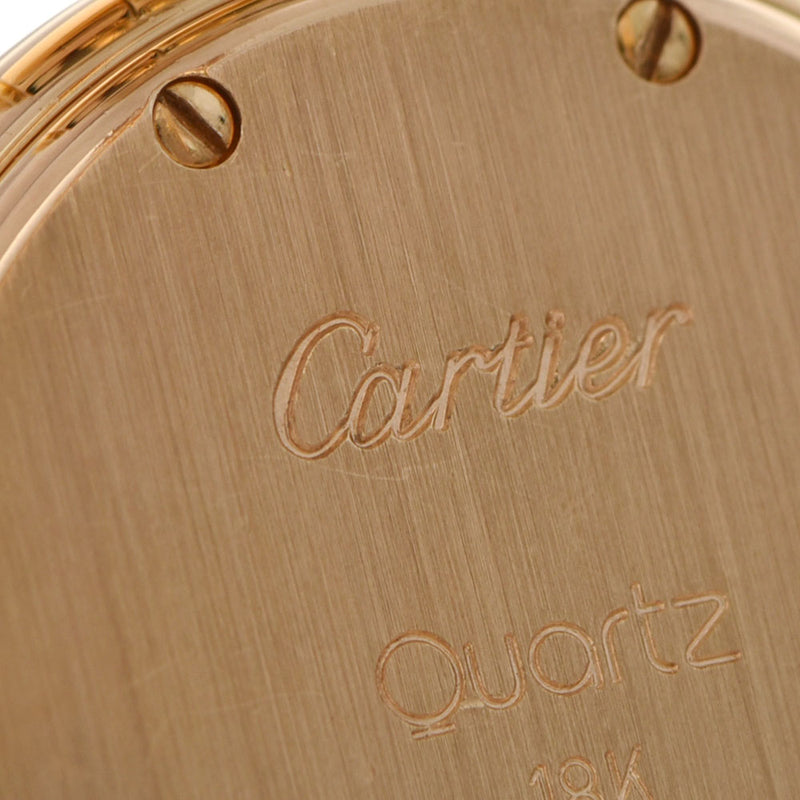 CARTIER カルティエ ヴァンドーム  レディース YG 腕時計 クオーツ アイボリー系文字盤 Aランク 中古 銀蔵