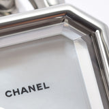 CHANEL シャネル プルミエール サイズM レディース SS 腕時計 クオーツ ホワイトシェル文字盤 Aランク 中古 銀蔵