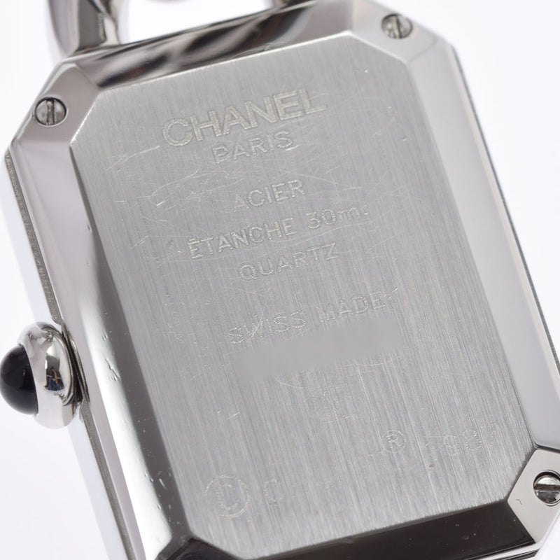 CHANEL シャネル プルミエール サイズM レディース SS 腕時計 クオーツ ホワイトシェル文字盤 Aランク 中古 銀蔵