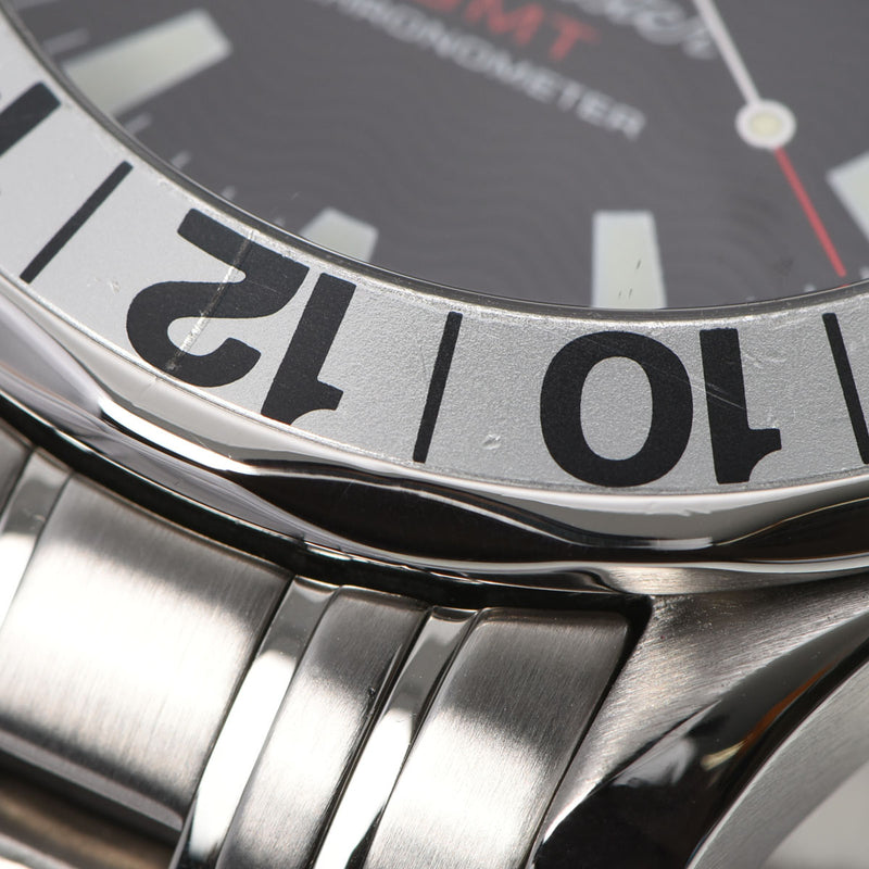 OMEGA オメガ シーマスター300M GM﻿T 50周年記念モデル 2534.50 メンズ SS 腕時計 自動巻き 黒文字盤 Aランク 中古 銀蔵