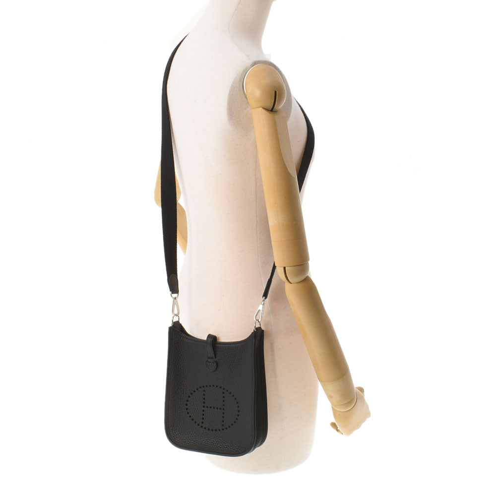 ❤️2022/刻印U/エルメスDepeche36ノワ-ル金具パラジウム本店で購入 エルメスエヴリン TPM 黒 パラジウム金具 U刻印(2022年頃)刻印