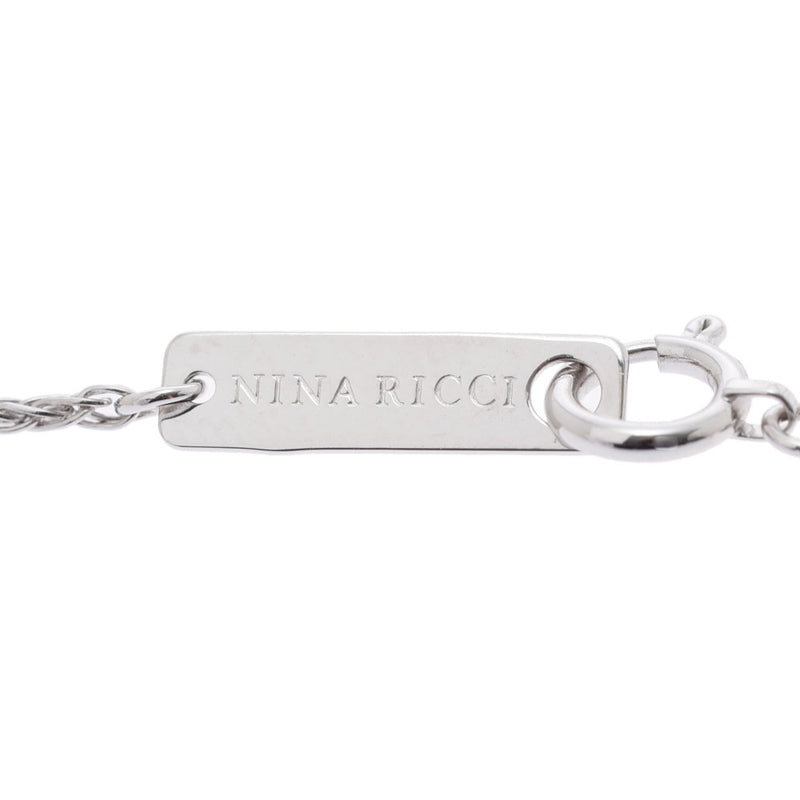 NINA RICCI ニナリッチ ダイヤ 0.51ct レディース K18WG ネックレス Aランク 中古 銀蔵