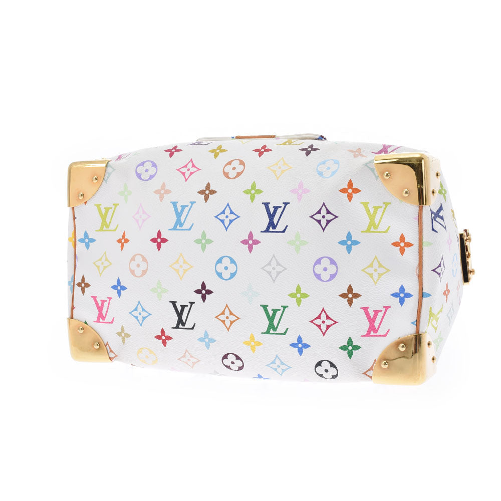 LOUIS VUITTON ルイヴィトン マルチカラー スピーディ 30 ブロン（白） M92643 レディース モノグラムマルチカラー ハンドバッグ  Bランク 中古 - Thebuildteam