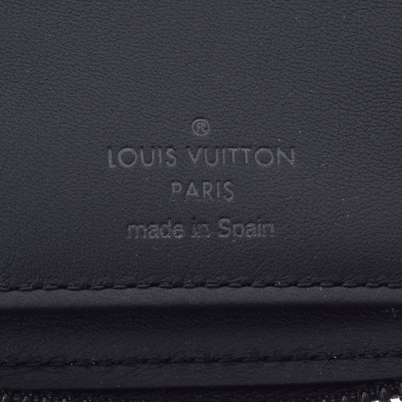 LOUIS VUITTON ルイヴィトン モノグラム シャドウ ジッピーウォレット ヴェルティカル 黒 M62902 メンズ レザー 長財布 Aランク 中古 銀蔵