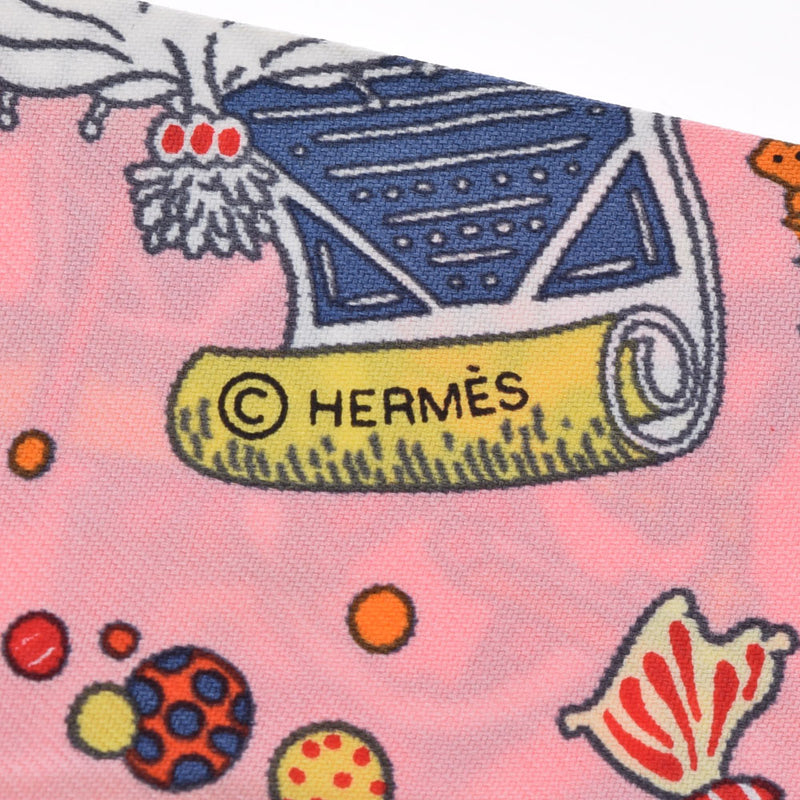 HERMES エルメス ツイリー  ピンク レディース シルク100％ スカーフ Aランク 中古 銀蔵