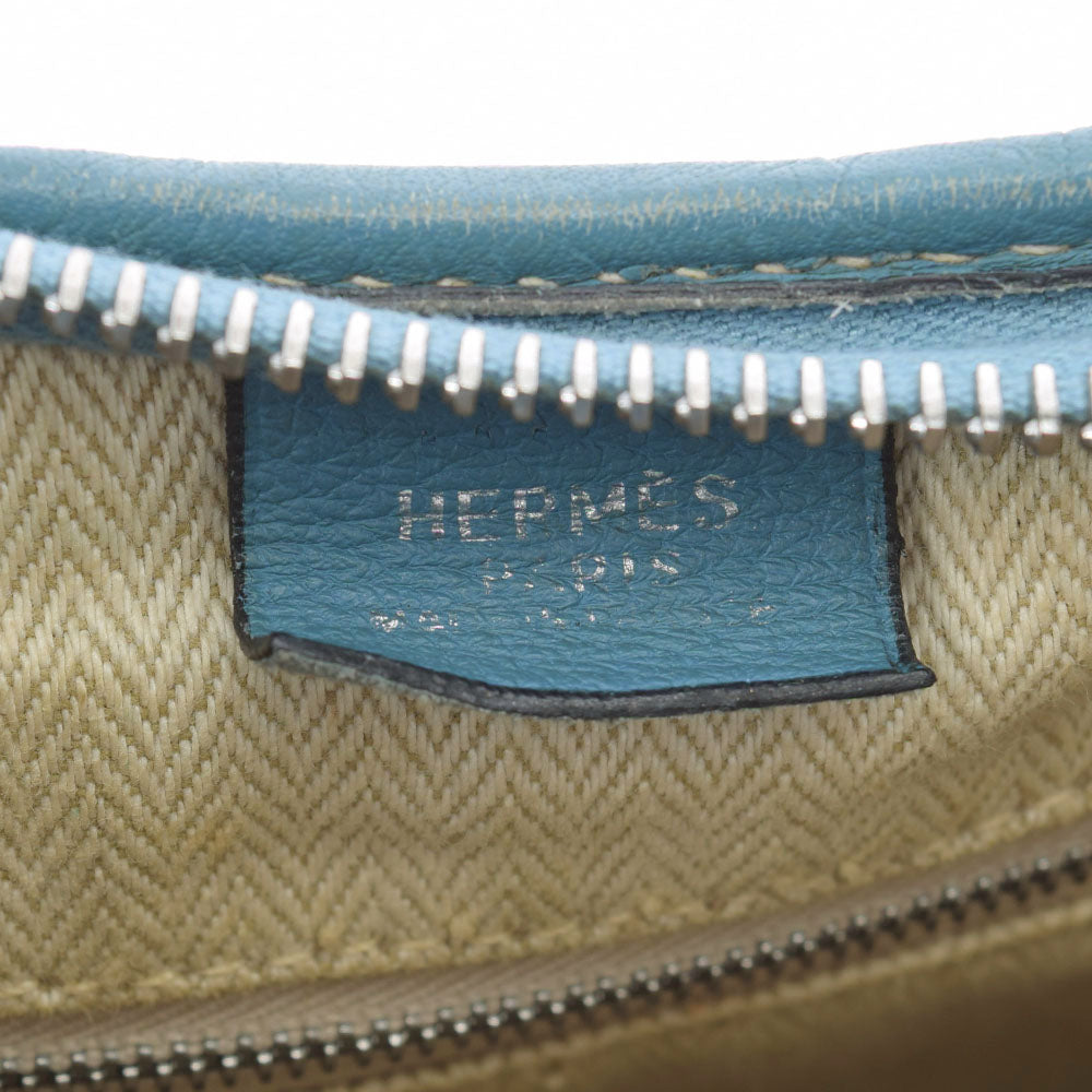 エルメスガオ ブルージーン シルバー金具 □H刻印(2004年頃)刻印