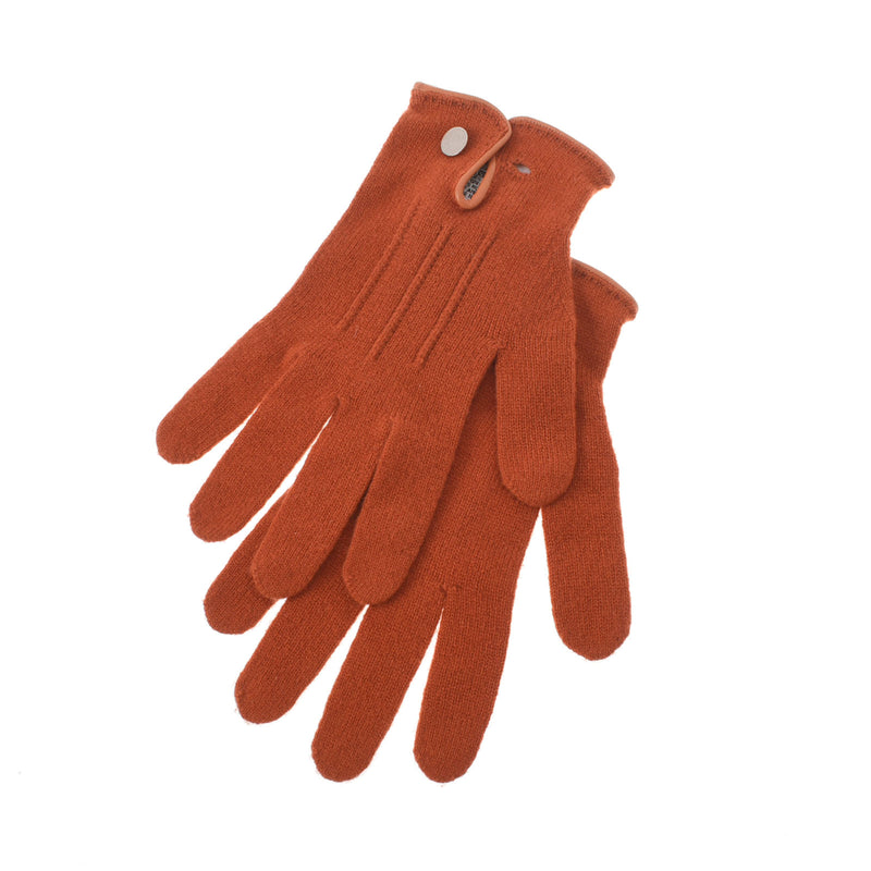 HERMES エルメス セリエ ブリック サイズL レディース  カシミヤ100％ 手袋 ABランク 中古 銀蔵