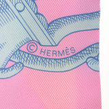 HERMES エルメス マキシツイリー スリム  デッラカヴァッレリア ローズボンボン/オレンジ レディース シルク100％ スカーフ 未使用 銀蔵