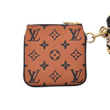 LOUIS VUITTON ルイヴィトン モノグラム アンプラント ポシェットトリオ クラフティコレクション 黒/茶/ベージュ M69516 レディース レザー ポーチ 新同 中古 銀蔵