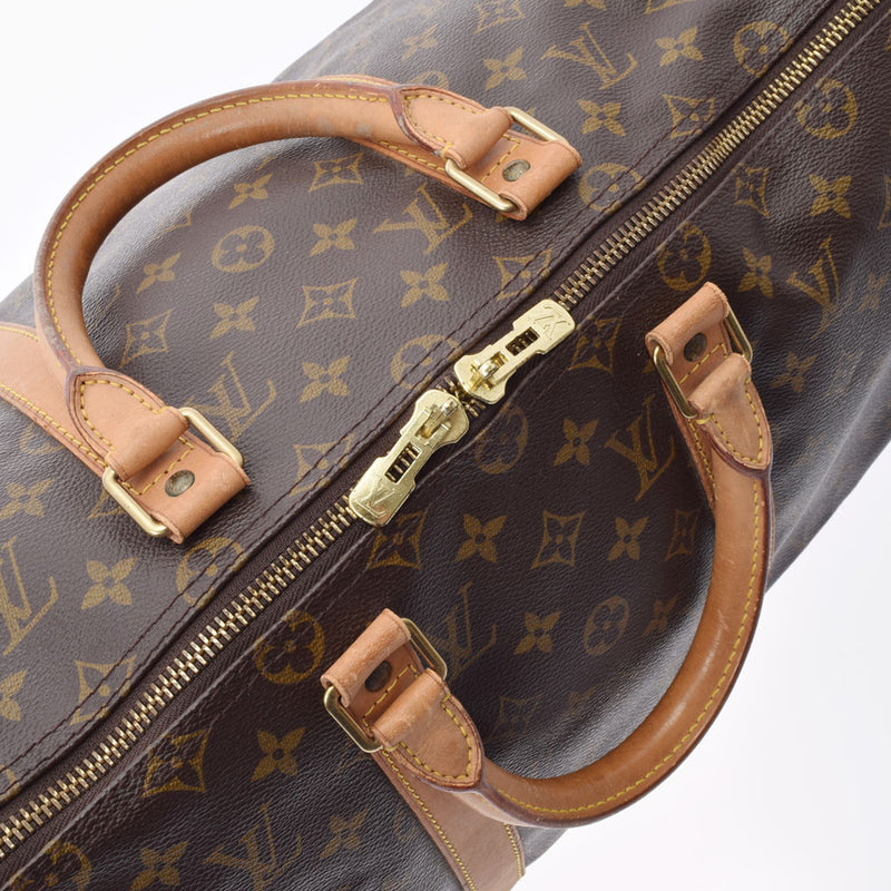 LOUIS VUITTON ルイヴィトン モノグラム キーポルバンドリエール50 ブラウン M41416 ユニセックス モノグラムキャンバス ボストンバッグ Bランク 中古 銀蔵