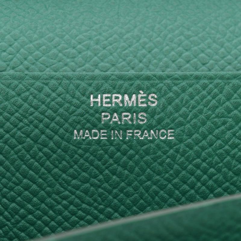 HERMES エルメス ベアンスフレ  ヴェールヴェルティゴ パラジウム金具 A刻印(2017年頃) レディース ヴォーエプソン 長財布 Aランク 中古 銀蔵