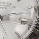 ROLEX ロレックス オイスターパーペチュアル デイト アンティーク 6517 レディース SS/WG 腕時計 自動巻き シルバー文字盤 Aランク 中古 銀蔵