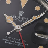 ROLEX ロレックス GMTマスター 赤青ベゼル トリチウム 16750 メンズ SS 腕時計 自動巻き 黒文字盤 ABランク 中古 銀蔵