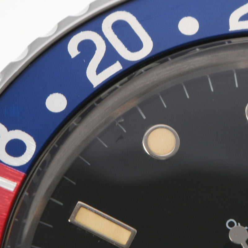 ROLEX ロレックス GMTマスター 赤青ベゼル トリチウム 16750 メンズ SS 腕時計 自動巻き 黒文字盤 ABランク 中古 銀蔵
