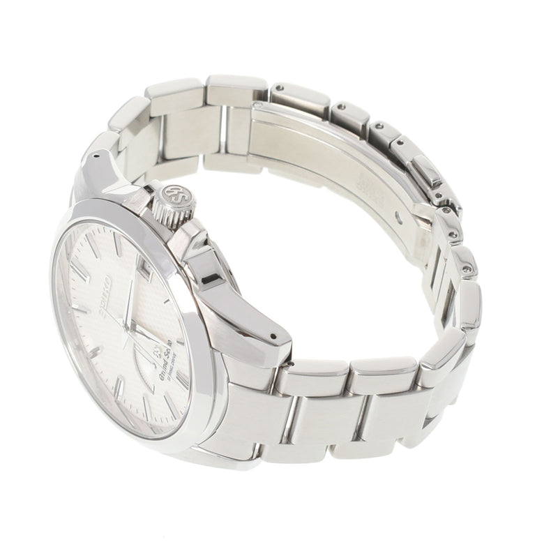 SEIKO セイコー グランドセイコー SBGA025 メンズ SS 腕時計 自動巻き ホワイト文字盤 Aランク 中古 銀蔵