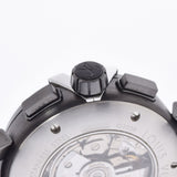 LOUIS VUITTON ルイヴィトン タンブール エヴォリューション イン ブラック クロノグラフ GMT Q1058 メンズ SS/革/ラバー 腕時計 自動巻き 黒文字盤 Aランク 中古 銀蔵