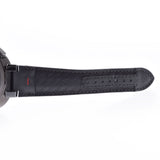 LOUIS VUITTON ルイヴィトン タンブール エヴォリューション イン ブラック クロノグラフ GMT Q1058 メンズ SS/革/ラバー 腕時計 自動巻き 黒文字盤 Aランク 中古 銀蔵