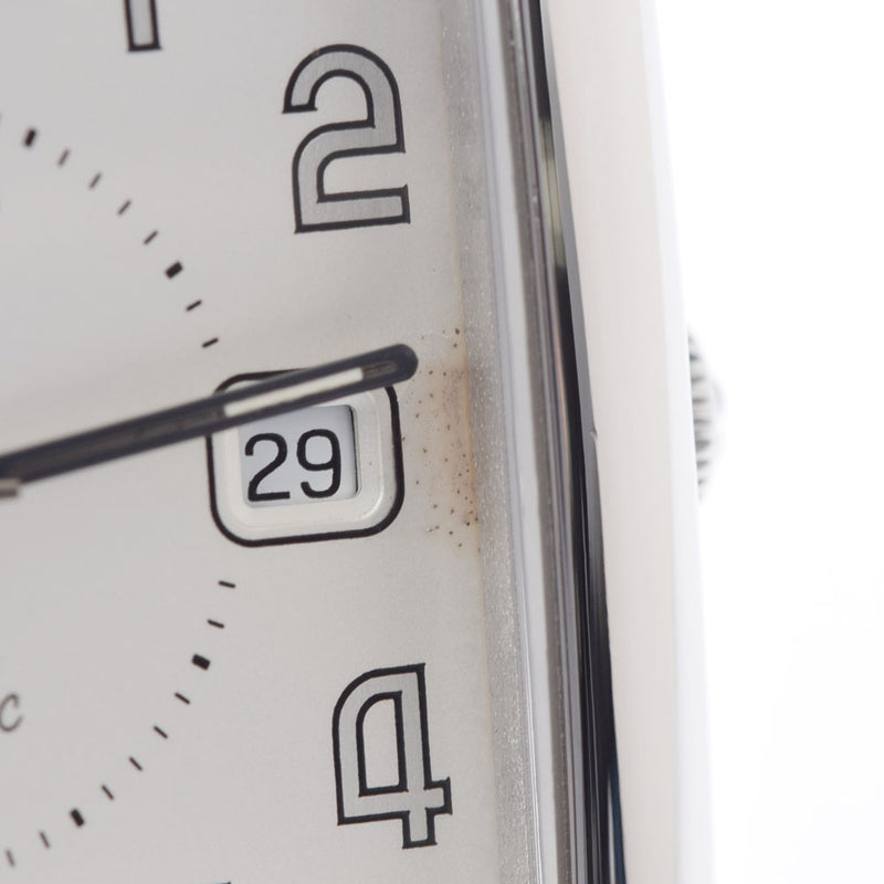 HERMES エルメス ケープコッド ドゥブルトゥール CC1.710 ボーイズ SS/革 腕時計 自動巻き シルバー文字盤 Aランク 中古 銀蔵