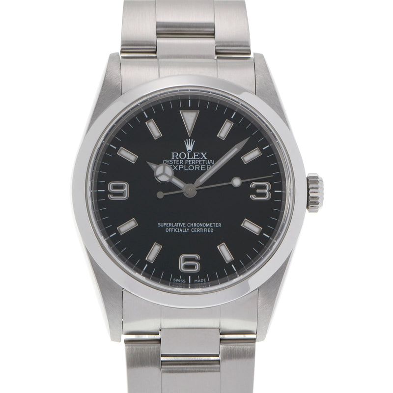 ロレックス ROLEX エクスプローラーⅠ オイスターパーペチュアル 腕時計 時計 SS 14270 メンズ
