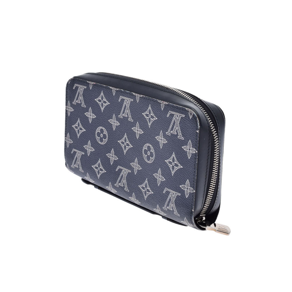 ルイヴィトンモノグラムサバンナ ジッピー XL 14145 ネイビー メンズ 長財布 M66624 LOUIS VUITTON 中古 – 銀蔵オンライン