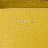 CELINE セリーヌ ラゲージミニショッパー 黄 レディース カーフ  ハンドバッグ Bランク 中古 銀蔵