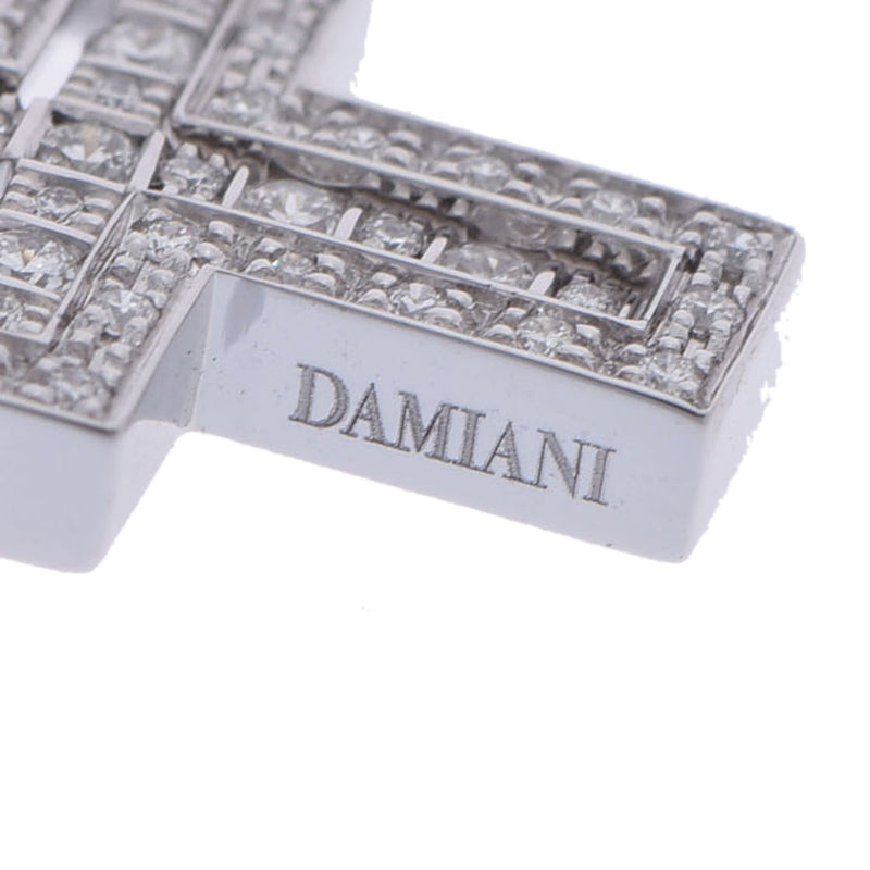 DAMIANI ダミアーニ ベルエポック クロスネックレス XXS ダイヤ レディース K18ホワイトゴールド ネックレス Aランク 中古 銀蔵