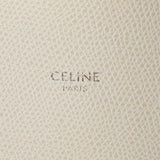 CELINE セリーヌ バーティカルカバ  スモール  白 レディース レザー ハンドバッグ Bランク 中古 銀蔵