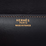 HERMES エルメス Ｈステッチ 黒 ○I刻印(1979年頃) ユニセックス ボックスカーフ クラッチバッグ ABランク 中古 銀蔵