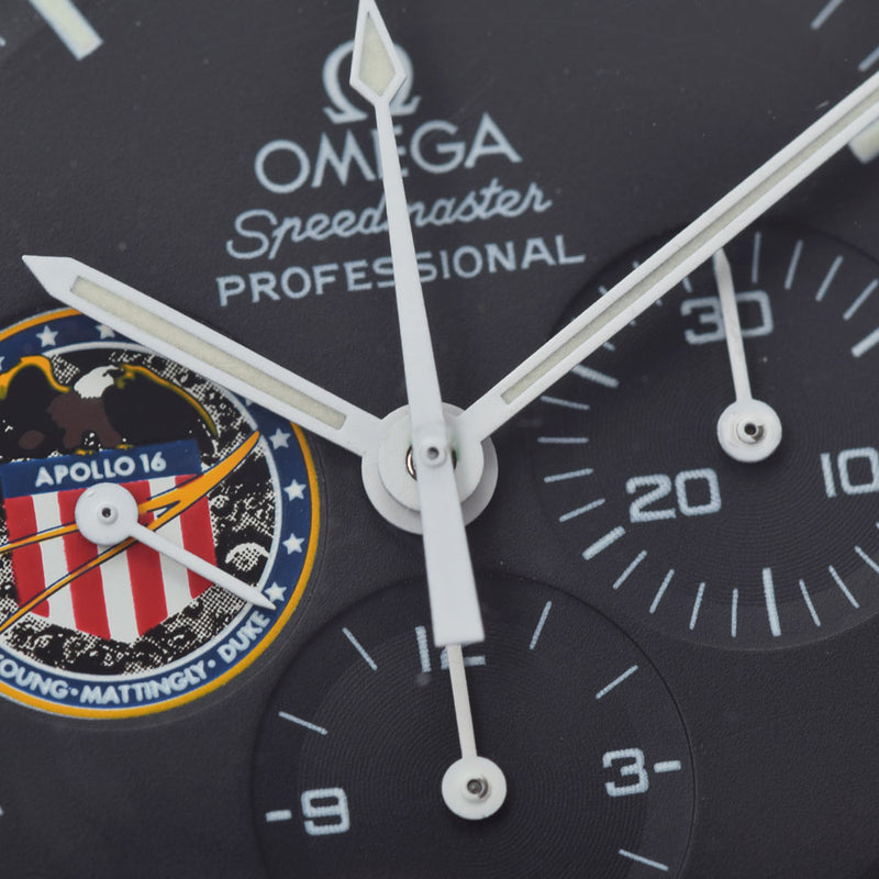 OMEGA オメガ スピードマスター プロフェッショナル ミッションズアポロ16号 3597.19 メンズ SS 腕時計 手巻き ブラック文字盤 Aランク 中古 銀蔵