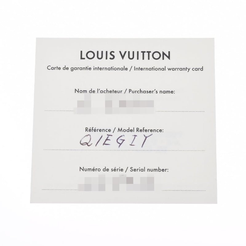 LOUIS VUITTON ルイヴィトン タンブール スピンタイムエアー ダイヤ/カラーサファイア Q1EGIY メンズ PG/革 腕時計 自動巻き スケルトン文字盤 Aランク 中古 銀蔵