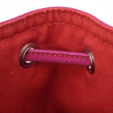 HERMES エルメス ポロションミミル セール品 ピンク/レッド ユニセックス キャンバス ショルダーバッグ ABランク 中古 銀蔵