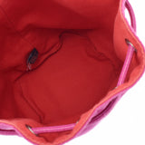 HERMES エルメス ポロションミミル セール品 ピンク/レッド ユニセックス キャンバス ショルダーバッグ ABランク 中古 銀蔵