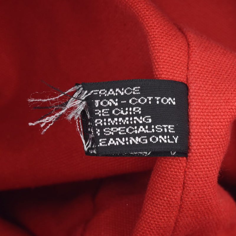 HERMES エルメス ポロションミミル セール品 ピンク/レッド ユニセックス キャンバス ショルダーバッグ ABランク 中古 銀蔵