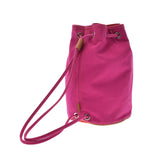 HERMES エルメス ポロションミミル セール品 ピンク/レッド ユニセックス キャンバス ショルダーバッグ ABランク 中古 銀蔵