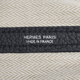 HERMES エルメス ガーデンパーティ PM 黒 パラジウム金具 C刻印(2018年頃) ユニセックス ネゴンダ ハンドバッグ Aランク 中古 銀蔵