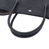 HERMES エルメス ガーデンパーティ PM 黒 パラジウム金具 C刻印(2018年頃) ユニセックス ネゴンダ ハンドバッグ Aランク 中古 銀蔵