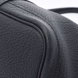 HERMES エルメス ガーデンパーティ PM 黒 パラジウム金具 C刻印(2018年頃) ユニセックス ネゴンダ ハンドバッグ Aランク 中古 銀蔵