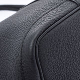 HERMES エルメス ガーデンパーティ PM 黒 パラジウム金具 C刻印(2018年頃) ユニセックス ネゴンダ ハンドバッグ Aランク 中古 銀蔵