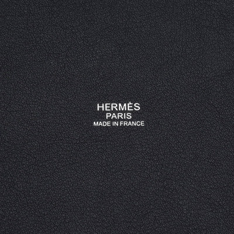 HERMES エルメス ピコタンロックMM ブルーニュイ パラジウム金具 Y刻印(2020年頃) レディース フェルト ハンドバッグ 未使用 銀蔵