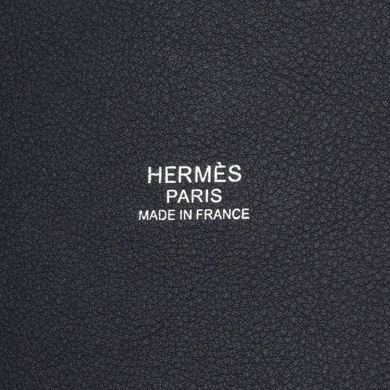 HERMES エルメス ピコタンロック PM グレー/黒 シルバー金具 U刻印(2022年頃) レディース フェルト 13842 ハンドバッグ 未使用 銀蔵